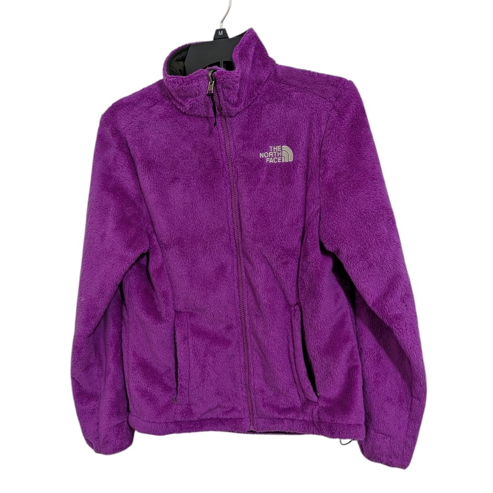 The North Face Plush Purple Jacket Woman's S Mock Neck Zipper Fleece